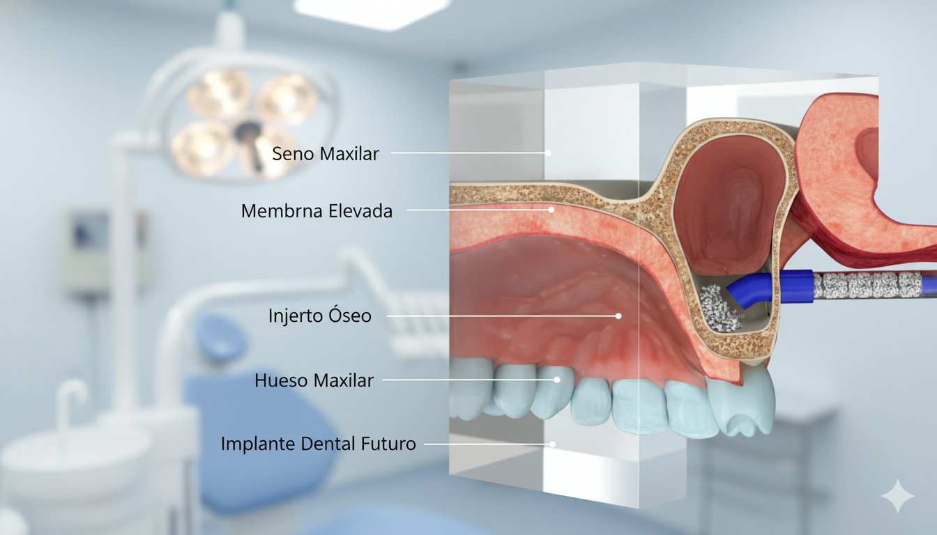 Injerto óseo dental